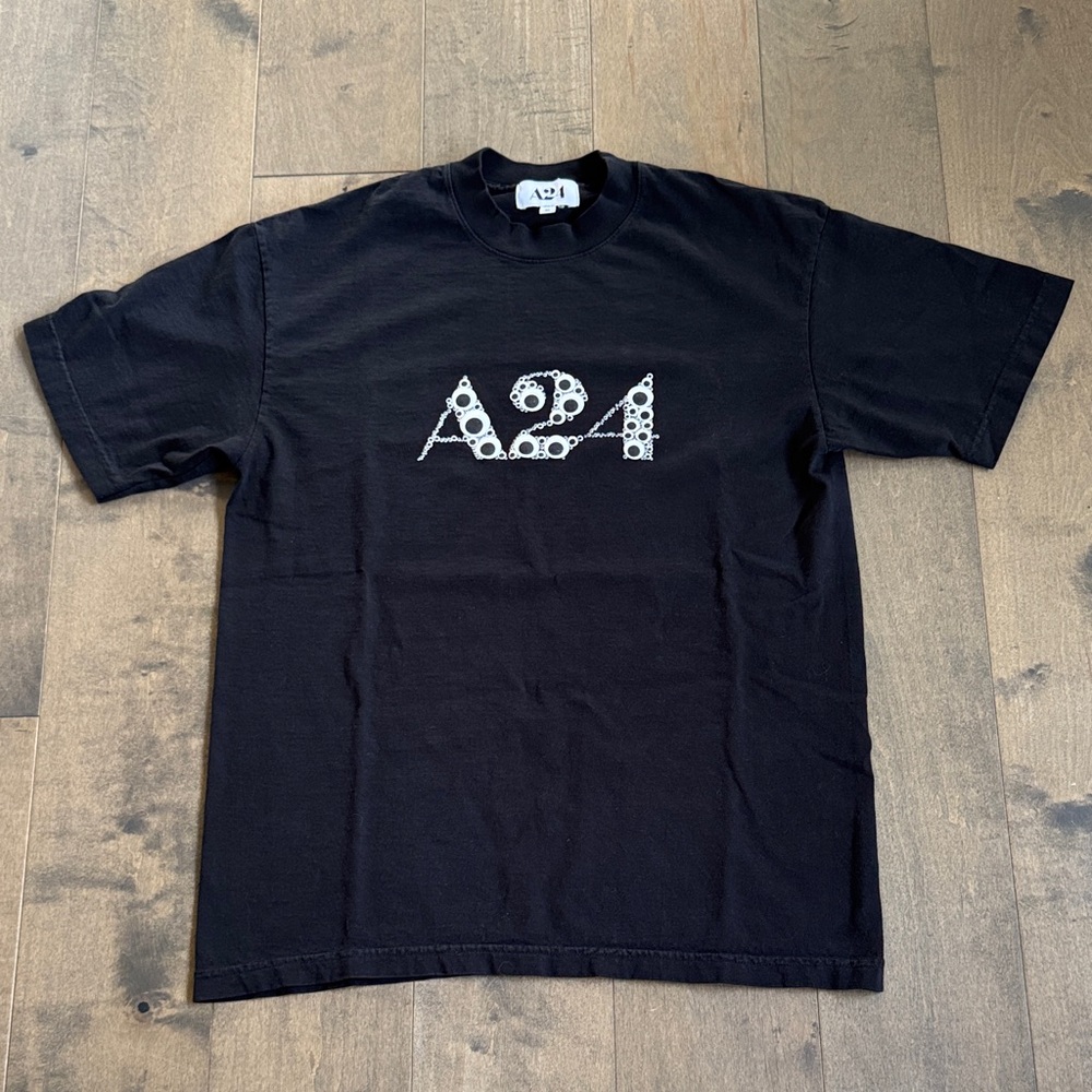 A24 Shirt Movie Promo Everything Everywhere All At Once Googly Eye Puff Black M